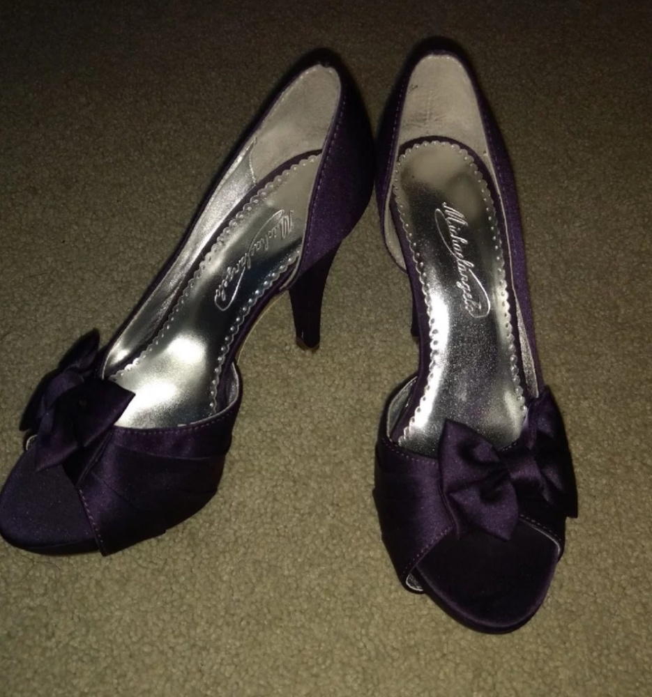 Purple Michaelangelo Pumps